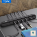 TOPK Silicone Cable organizer Management Multipurpose Clips